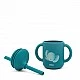 Silicone cup with straw Sassi, Elephant