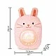 Interactive toy, Hape, Musical plush sleep lamp, Bunny, 23 x 15.5 x 9 cm