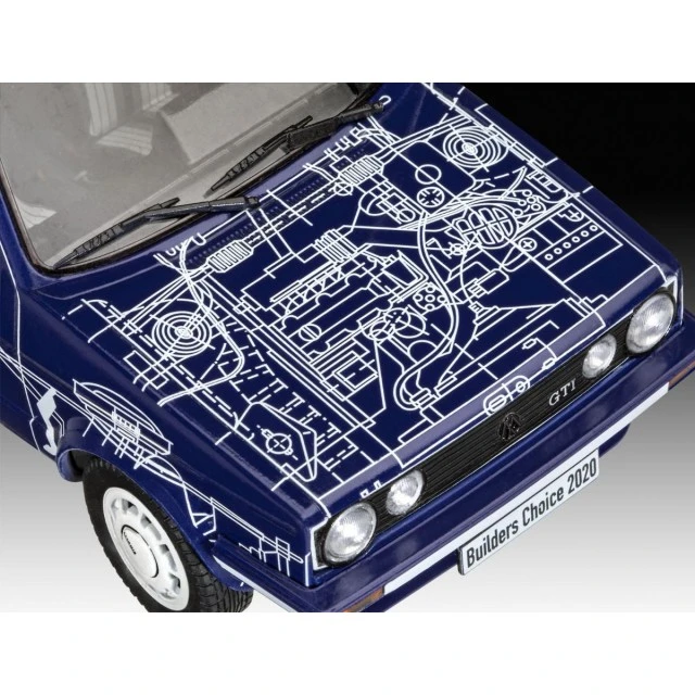 VW Golf GTI assembly model kit, 118 parts