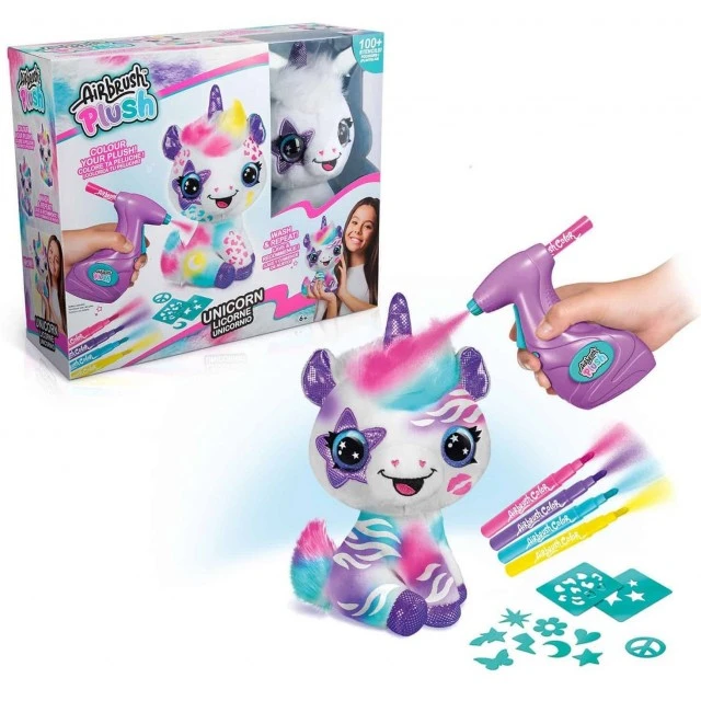 Творчески комплект, Canal Toys, Плюшена играчка за оцветяване, Сладък еднорог