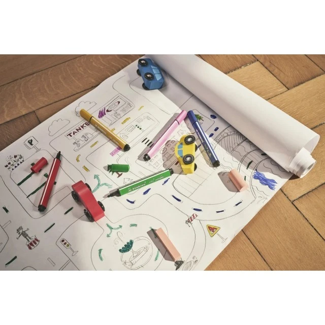 Комплект флумастери, Stabilo, Trio Scribbi ST368/14-01, 14 цвята