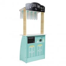 Дървена играчка Пазар и Кафе салон 2 в 1