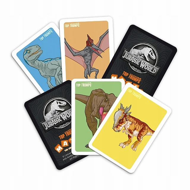 Board Game, Top Trumps, Duel, Jurassic World