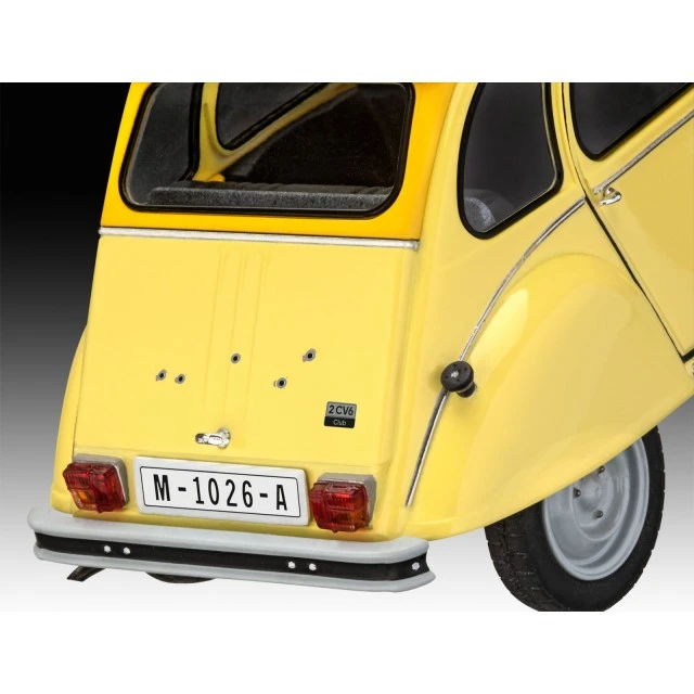 Assembly model, Revell, James Bond Citroen 2 CV Gift Set, 108 parts