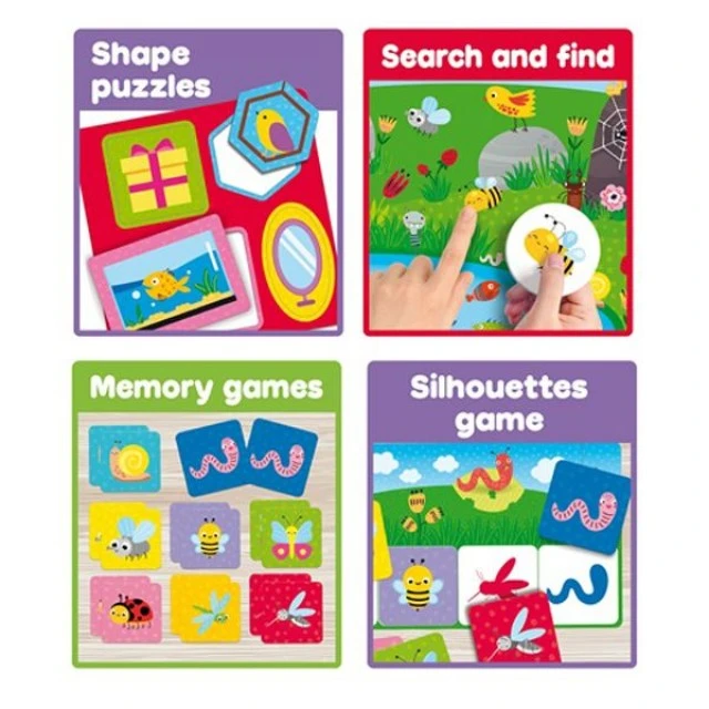 Educational games and puzzles, Lisciani, 10 in 1