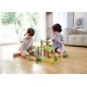 Комплект дървена игра, Hape, Домино, Дино приключение, 131 части