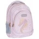 School backpack, Head, Rose gold, 39x28x15cm