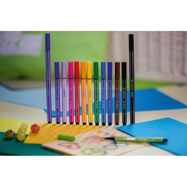 Set of markers, Stabilo, Pen 68 Mini ST668/12, 12 colors