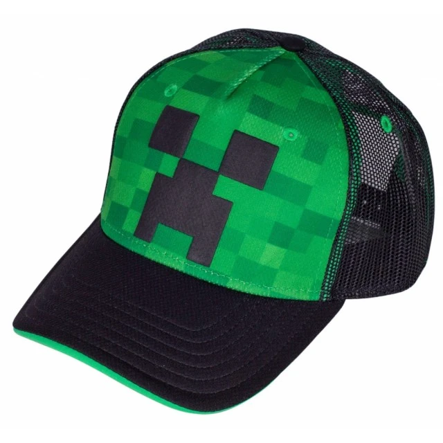 MINECRAFT Creeper Hat with Visor
