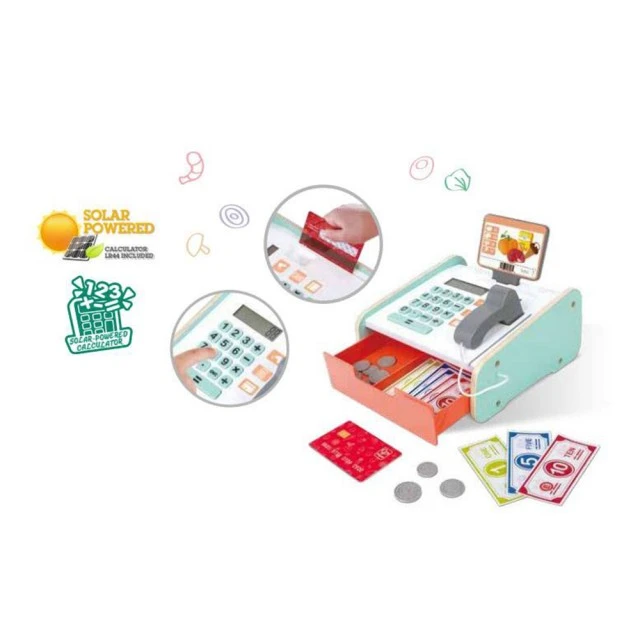 Интерактивна играчка Фантастичен касов апарат, 21 х 12 х 24 см