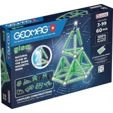 Magnetic constructor Glow 338, 60 parts