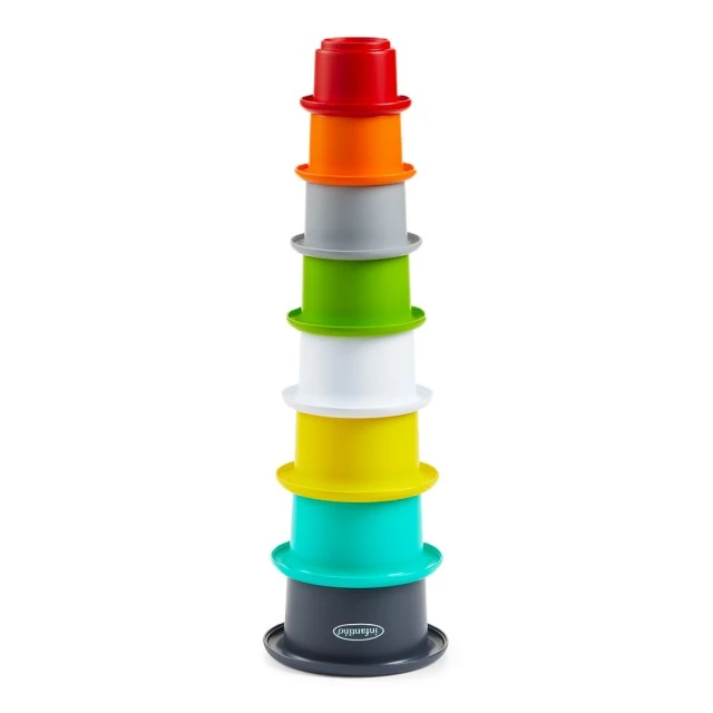Set of stacking cups, Infantino, 8 pieces