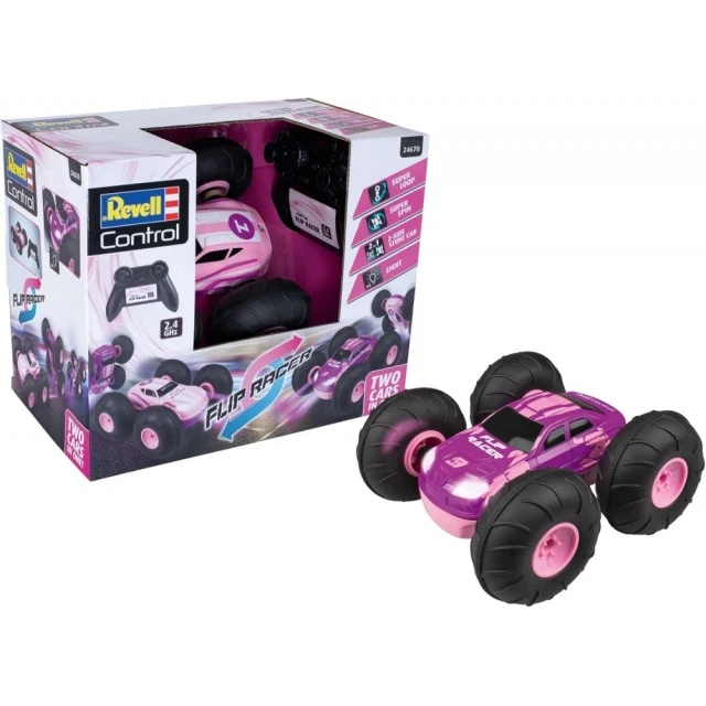 Автомобил с радио управление, Revell, Flip Racer с RC, Розов