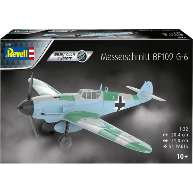 Сглобяем модел Messerschmitt Bf109 G-6 Easy-Click, 54 части