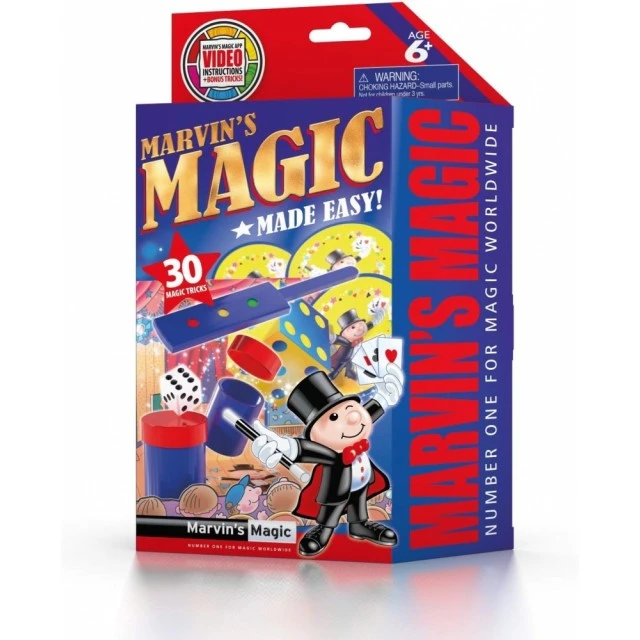 Magic set, Marvin’s Magic, 30 magic tricks, set of 3 - red