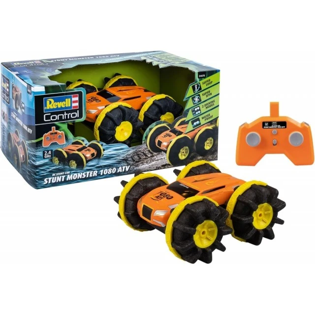 Автомобил с радио управление, Revell,  Stunt Monster 1080 ATV с RC