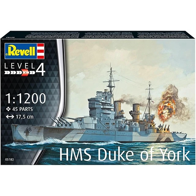 Assembled model, Revell, Battleship HMS Duke of York