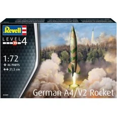 Assembled model, Revell, German A4-V2 rocket
