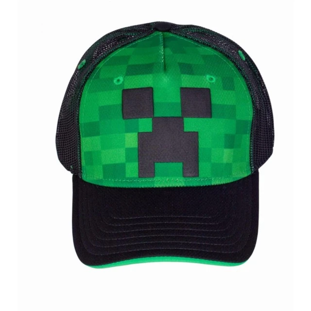 MINECRAFT Creeper Hat with Visor