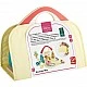 Дървен комплект за игра, Hape, Малка ферма, 10 части