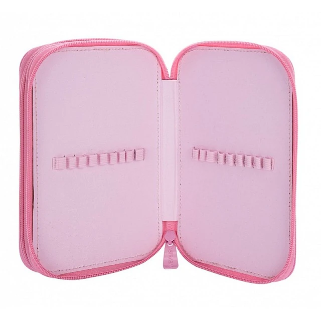 Двоен несесер ASTRABAG AC2 Pinky Kitty, без аксесоари