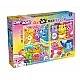 Puzzle, Lisciani, Care Bears, Double-sided puzzle, 4X48 pieces