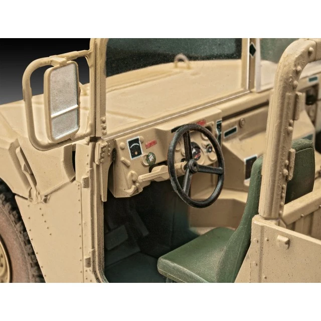 Assembly model, Revell, Military truck HMMWV M1097A2, 156 parts