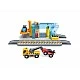 Комплект железопътен сервиз, Hape, 11 части