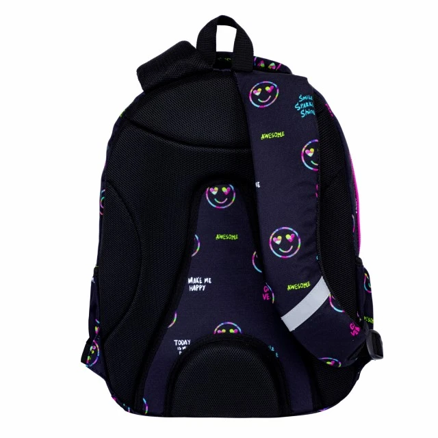 School backpack HEAD Smiles with glitter, AB300, 42 x 30 x 19 cm