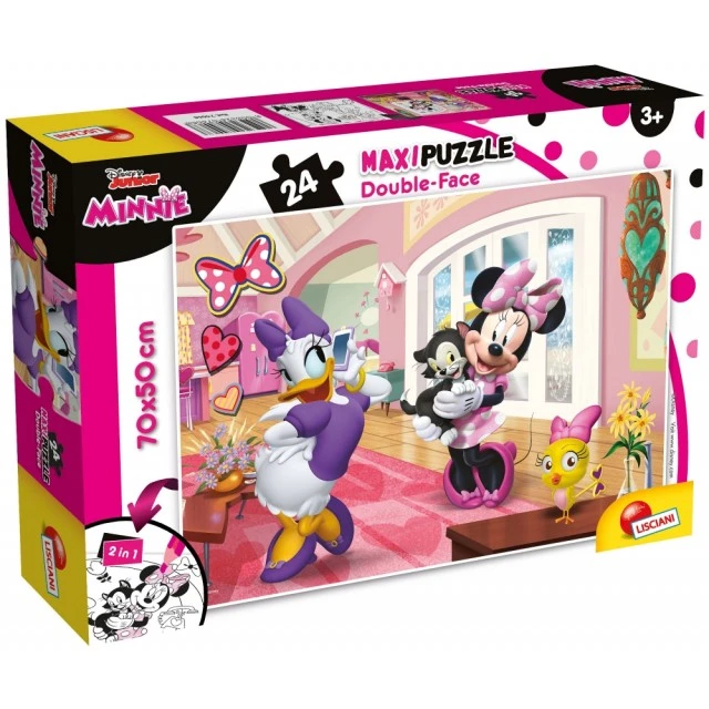 Puzzle, Lisciani, Mini, Double-sided puzzle 24 pieces