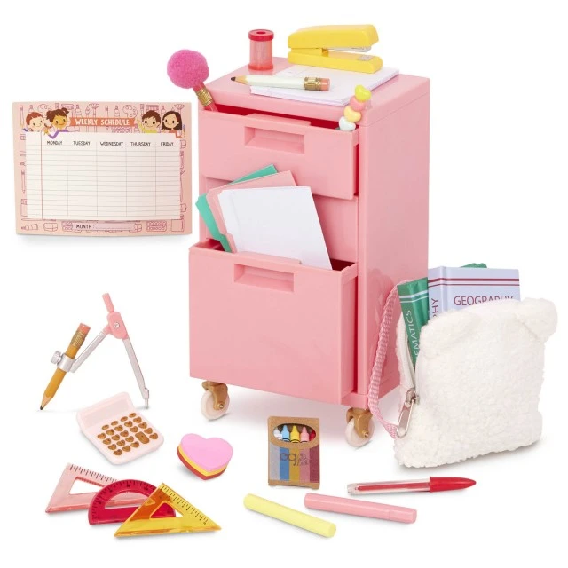 Accessory set, Battat, Our Generation, Back to school