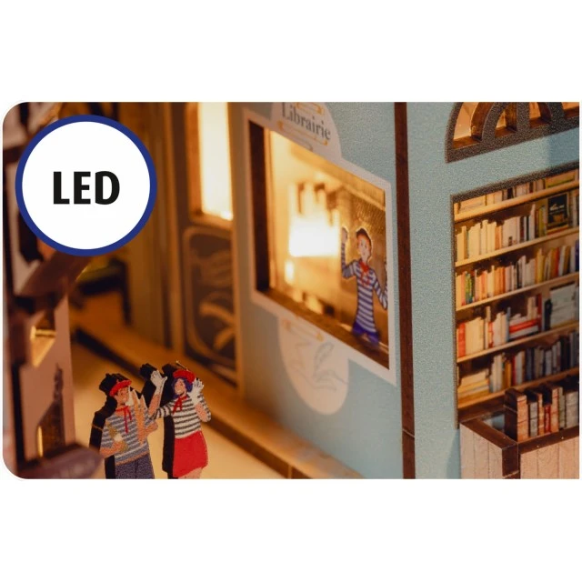 Сглобяем модел с LED светлина, Revell, Париж, Малки светове за сглобяване, 168 части