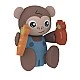 Интерактивен дървен комплект, Hape, Органична оранжерия, 32 части