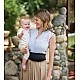 Ergonomic baby carrier, Infantino, 2 in 1, Black, from 5.5 to 18 kg.