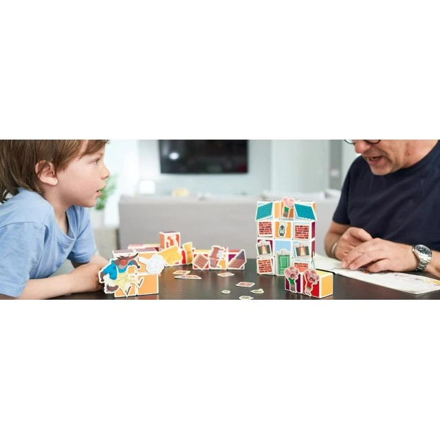 Магнитен конструктор Magicube, Story Building 118, Три малки прасенца, 42 части