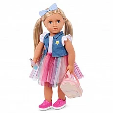 Doll, Battat, Our Generation, Evie with accessories, 46 cm