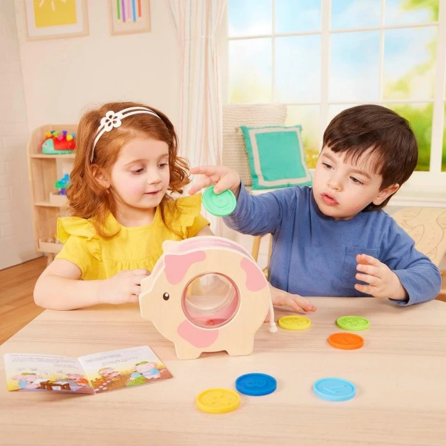 Piggy bank educational set, 11 parts