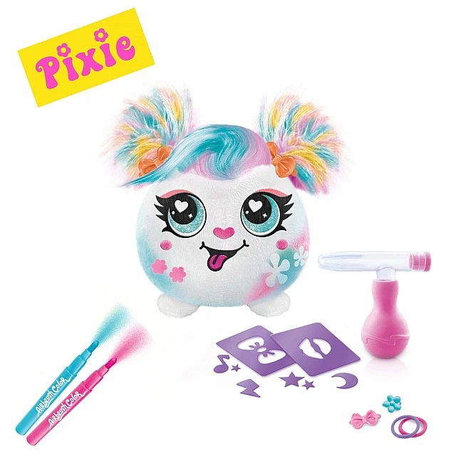 Творчески комплект, Canal Toys, Мини плюшена играчка за оцветяване и стилизиране