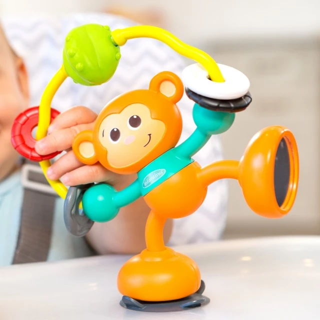 Бебешка играчка със залепване, Infantino, Маймунка