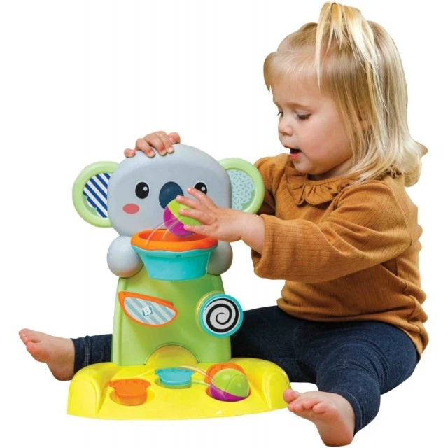 Комплект бебешки игри, Infantino, B Kids, Кош за игра и кубчета за подреждане