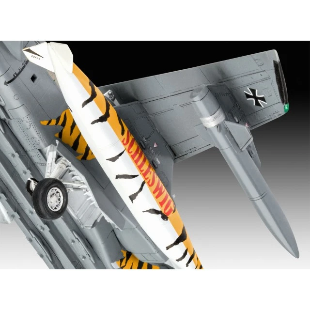 Assembled model German Tornado ECR fighter, Tigermeet 2018, 155 parts