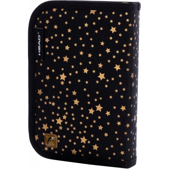 Single vanity case without accessories, Head, Night sky gold effect, 20x14x3.5cm