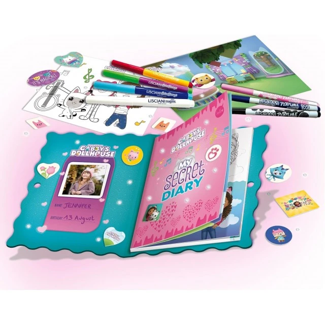 Creative kit, Lisciani, Gabby′s Dollhouse, My Secret Diary
