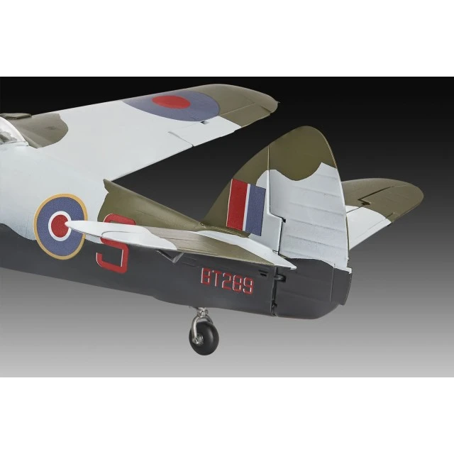 Assembly model, Revell, Bristol Beaufighter Mk. VI fighter plane, 200 parts