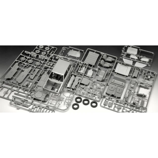 Assembly model, Revell, Gift set 50 years VW Golf 1 GTi, 121 parts