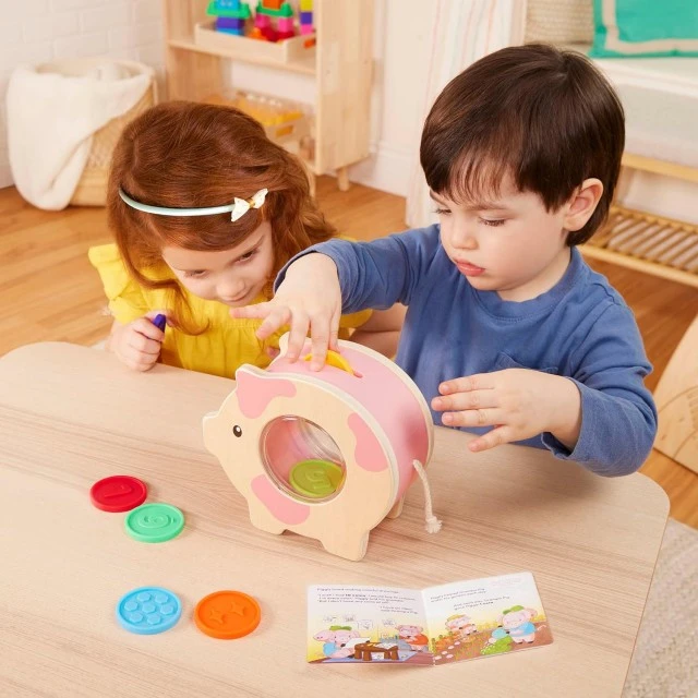 Piggy bank educational set, 11 parts