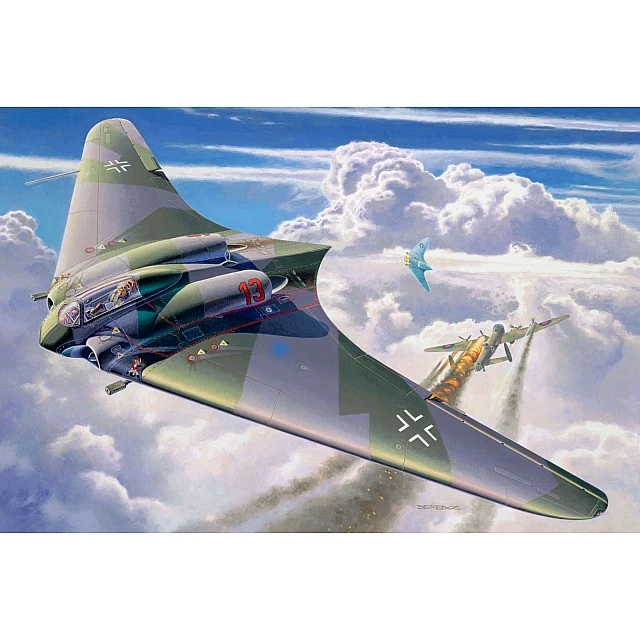 Сглобяем модел, Revell, Изтребител Horten Go 229, 70 части