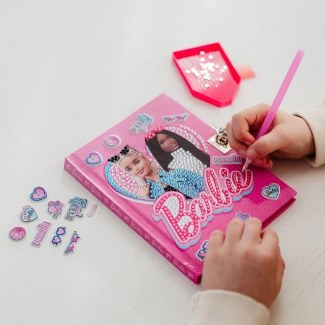 Творчески комплект, Totum, Barbie, Декорирай сам таен дневник с диаманти