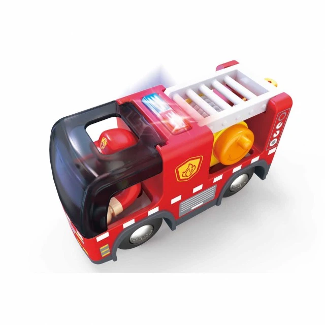 Fire truck with siren