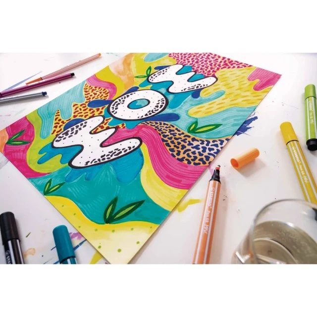 Set of felt-tip pens, Stabilo, Pen 68 Max Arty ST768/12-21, 12 colors